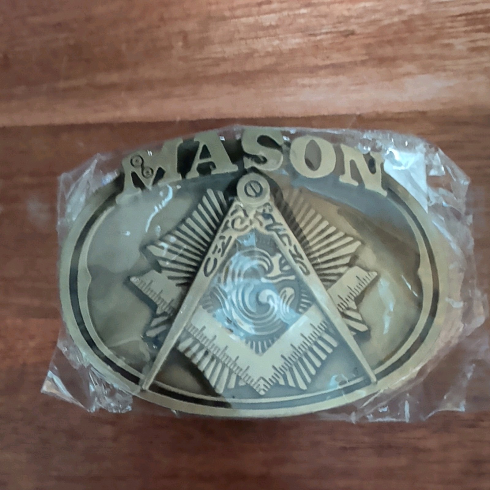 New Metal Mason Belt Buckle