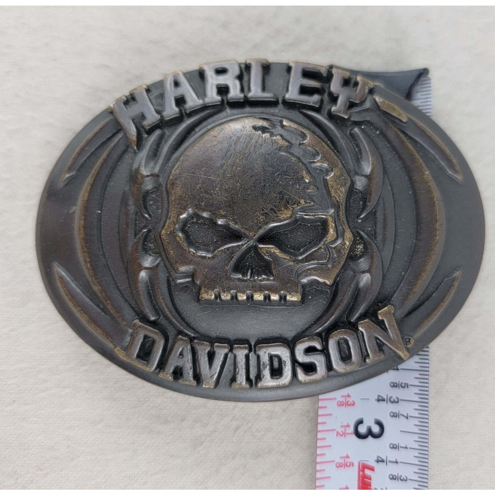 Harley Davidson Willie G Skull Belt Buckle 2008 Brass 97830-08VM