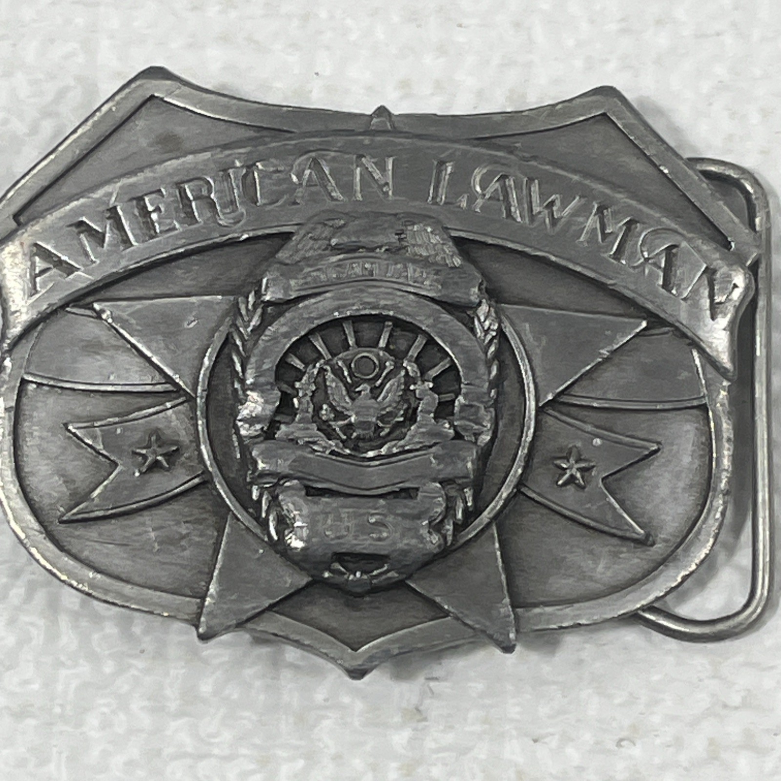 Vintage Belt Buckle Lot 6 Wells Fargo Budweiser Railroad Police Semi Truck