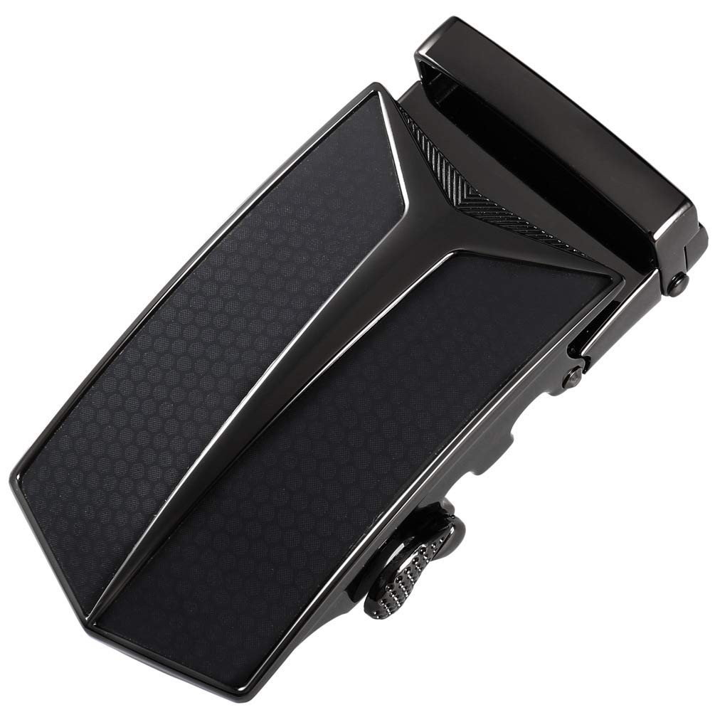 SIAELT Ratchet Belt for Men, Genuine Leather 36&Prime;~40&Prime; Waist Adjustable, Ba1
