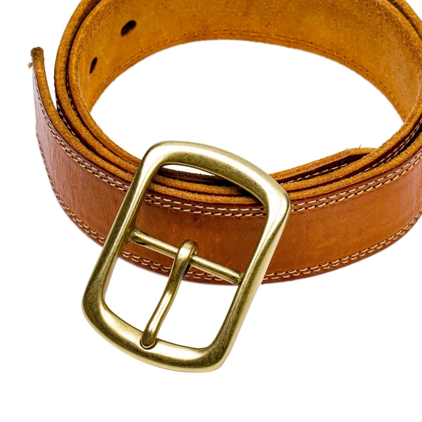 Men&rsquo;s Replacement Single Prong Belt Buckle 38-40mm Brass Stainless Steel