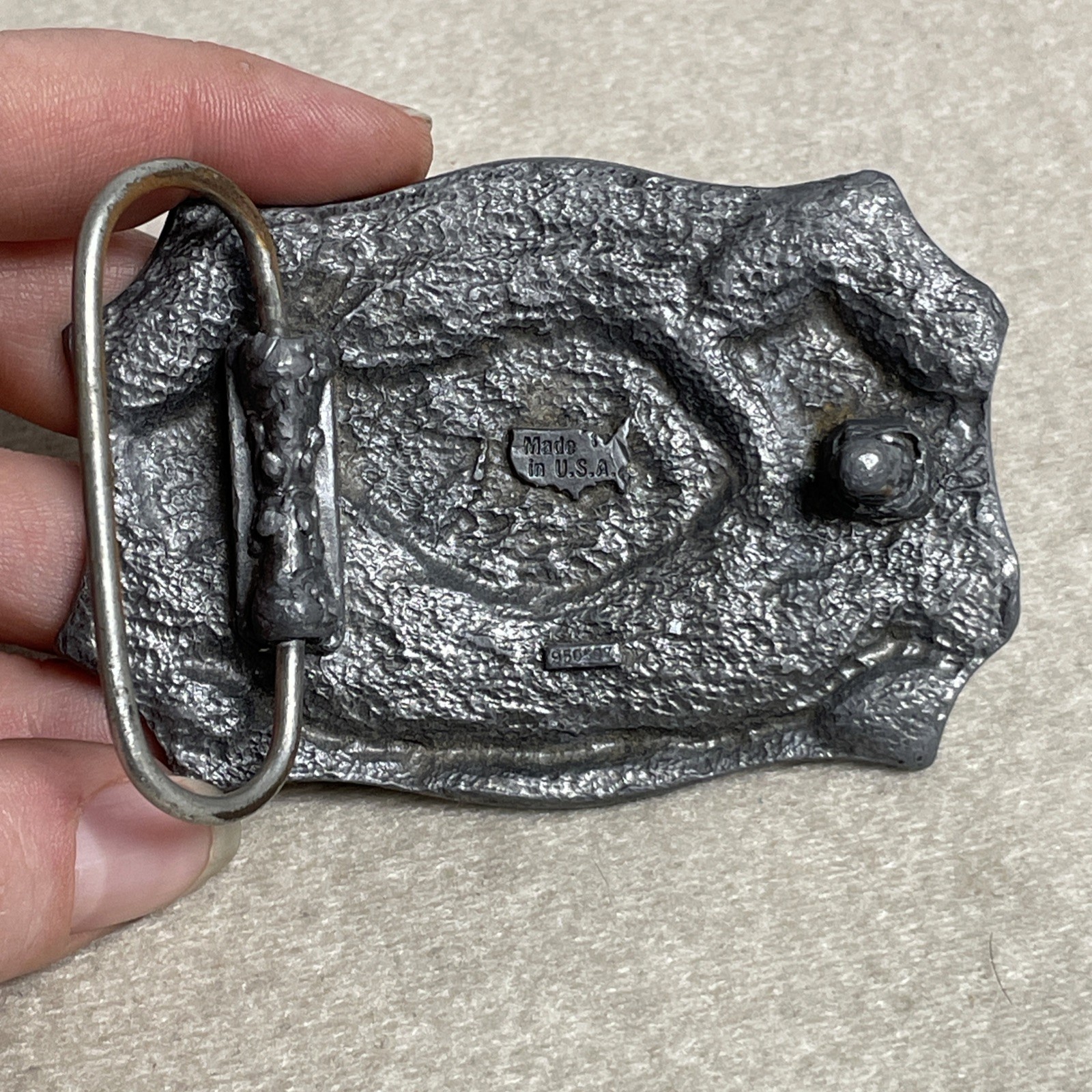 Used 125 Years National Rifle Association of America 1871-1996 Alloy Belt Buckle