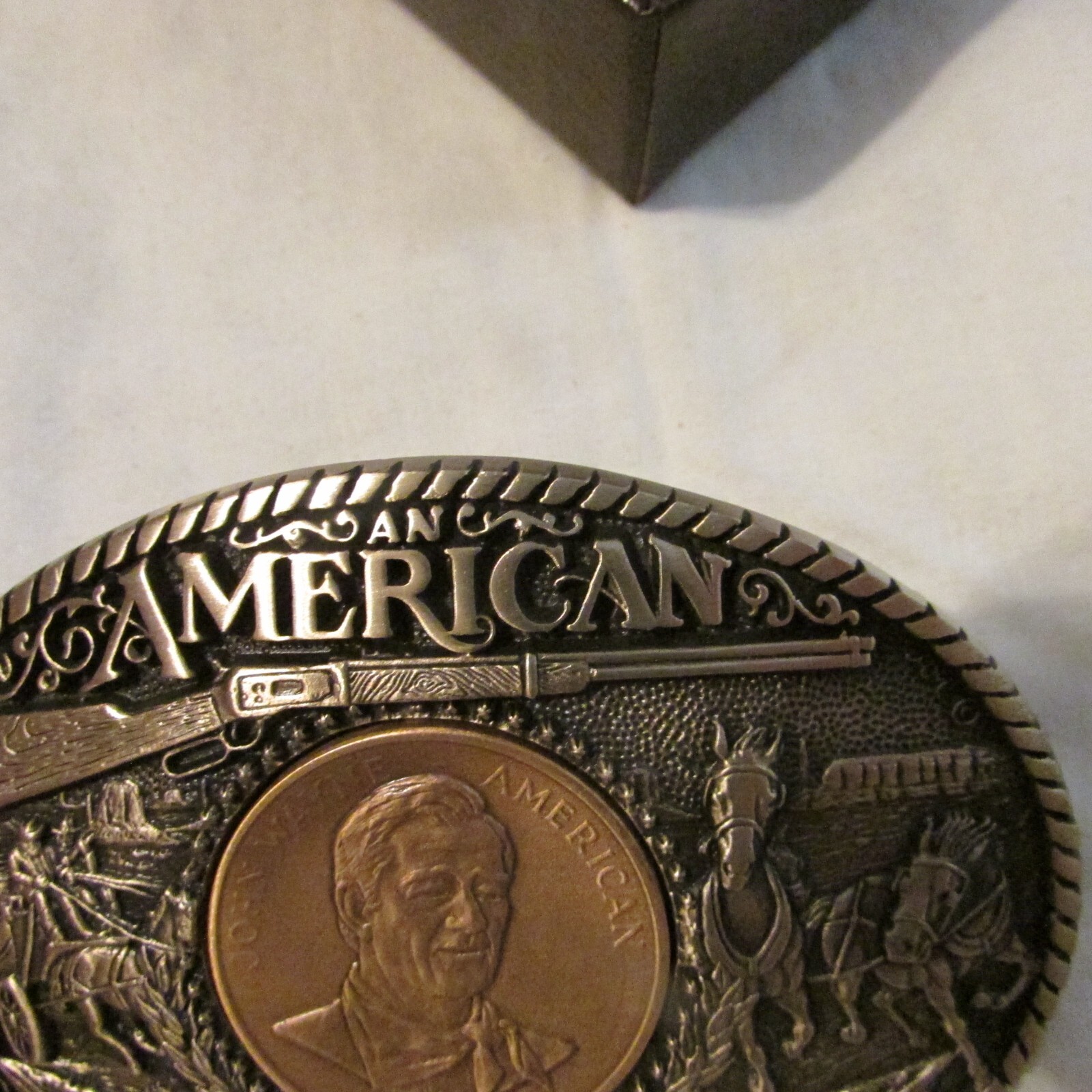 John Wayne Belt Buckle – Solid Brass – Men’s – 1st Edition