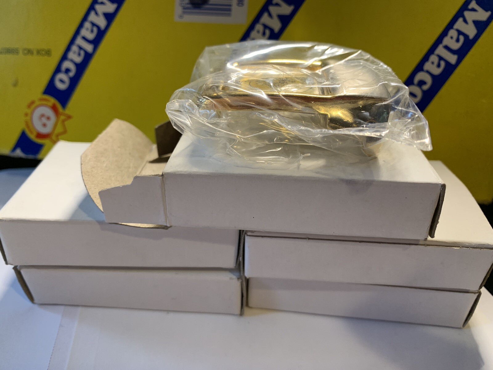 5 New Old Stock Boxed Lot National Holmes Association Belt Buckle Coal Miners!
