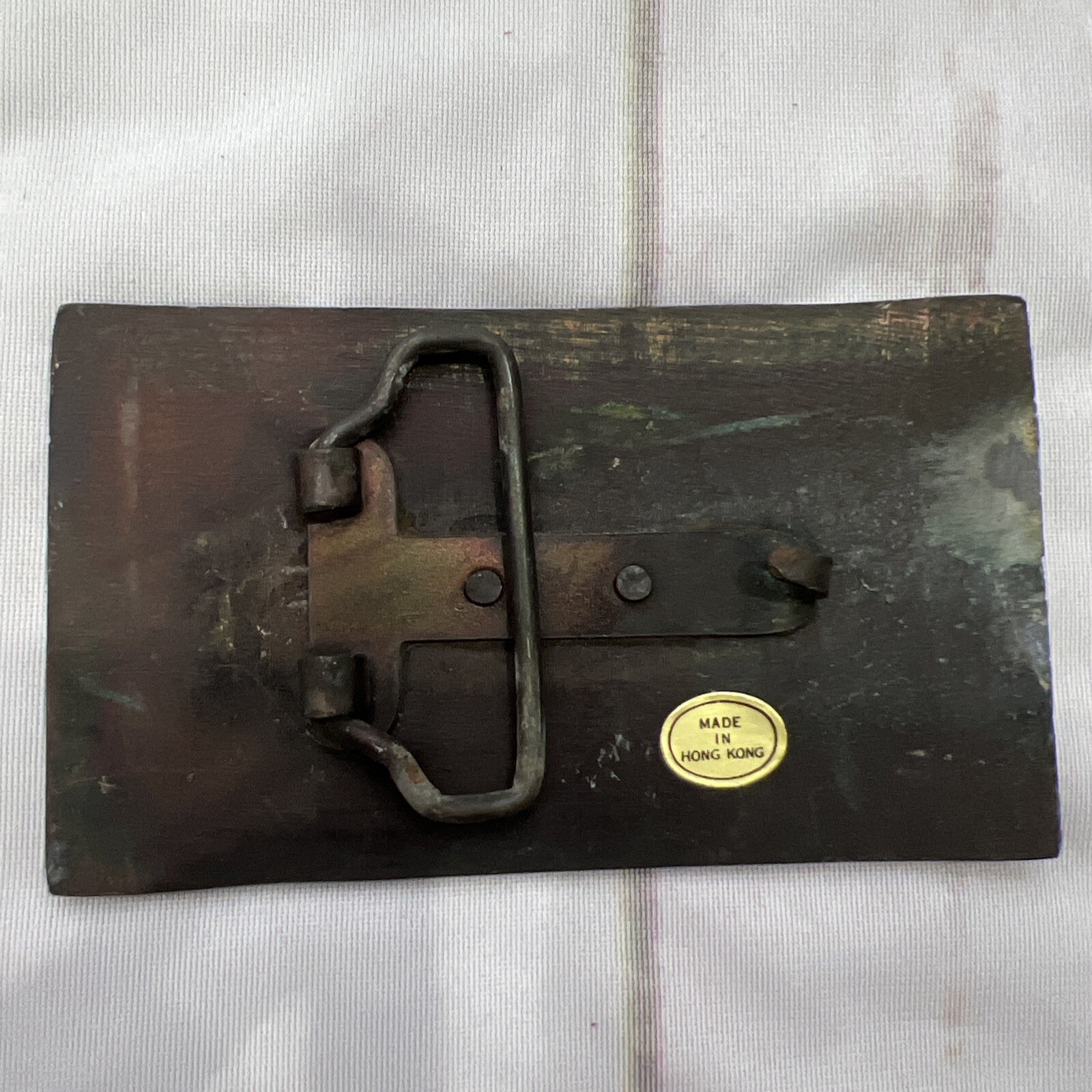 Vintage Winchester Repeating Arms New Haven Brass Belt Buckle