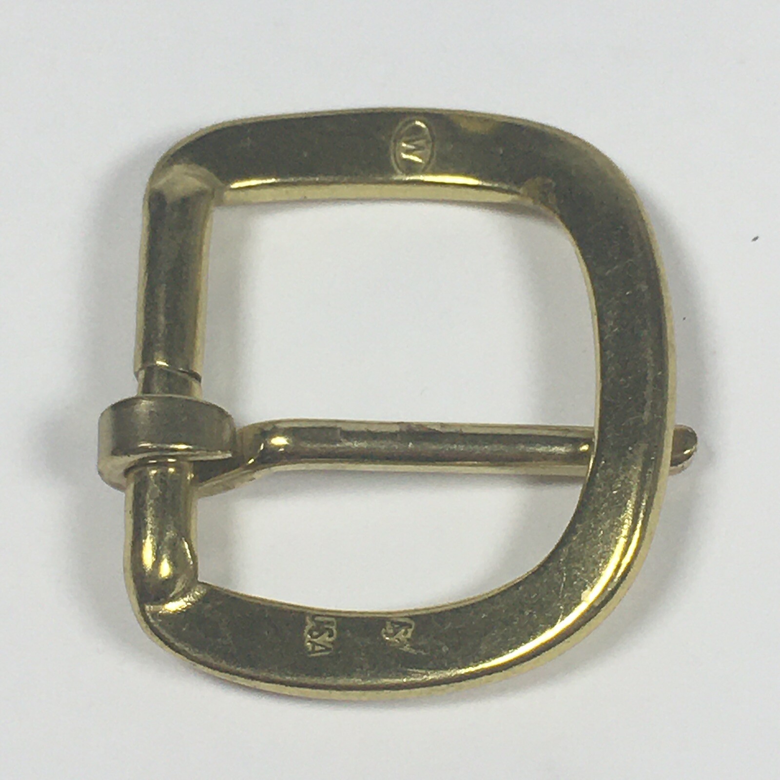 Vintage Replacement Belt Buckle Fits 1.2&Prime; Simple Basic Gold Toned Made in USA 1A