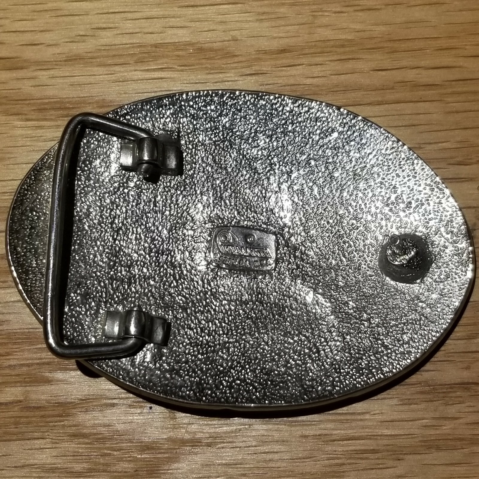 Silver and Gold Tone Square Dancing Western Belt Buckle With Raised Dancers