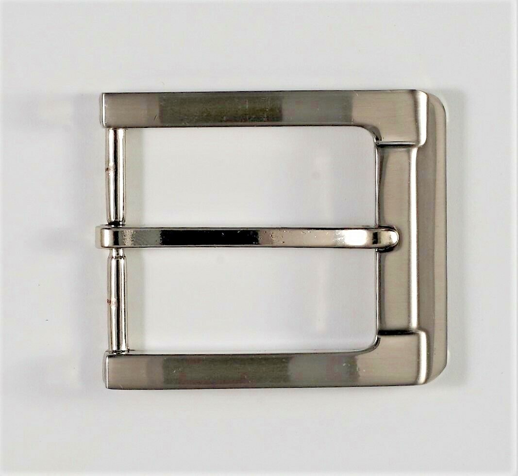 New 1 1/2&Prime; (38mm) pin buckle(#T12) new man women durable brushed nickel color