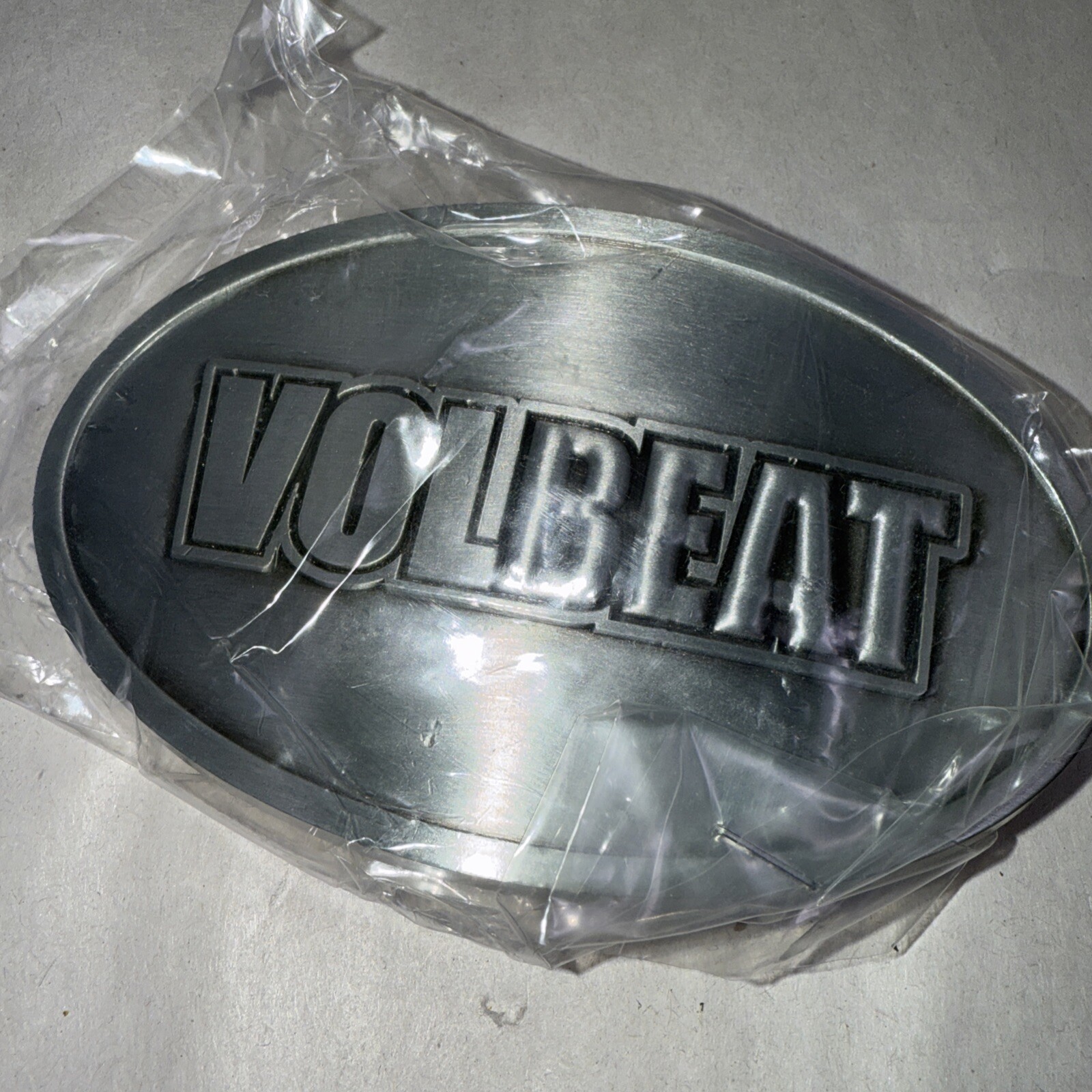 Volbeat Belt Buckle. New. 4” X 2.75”