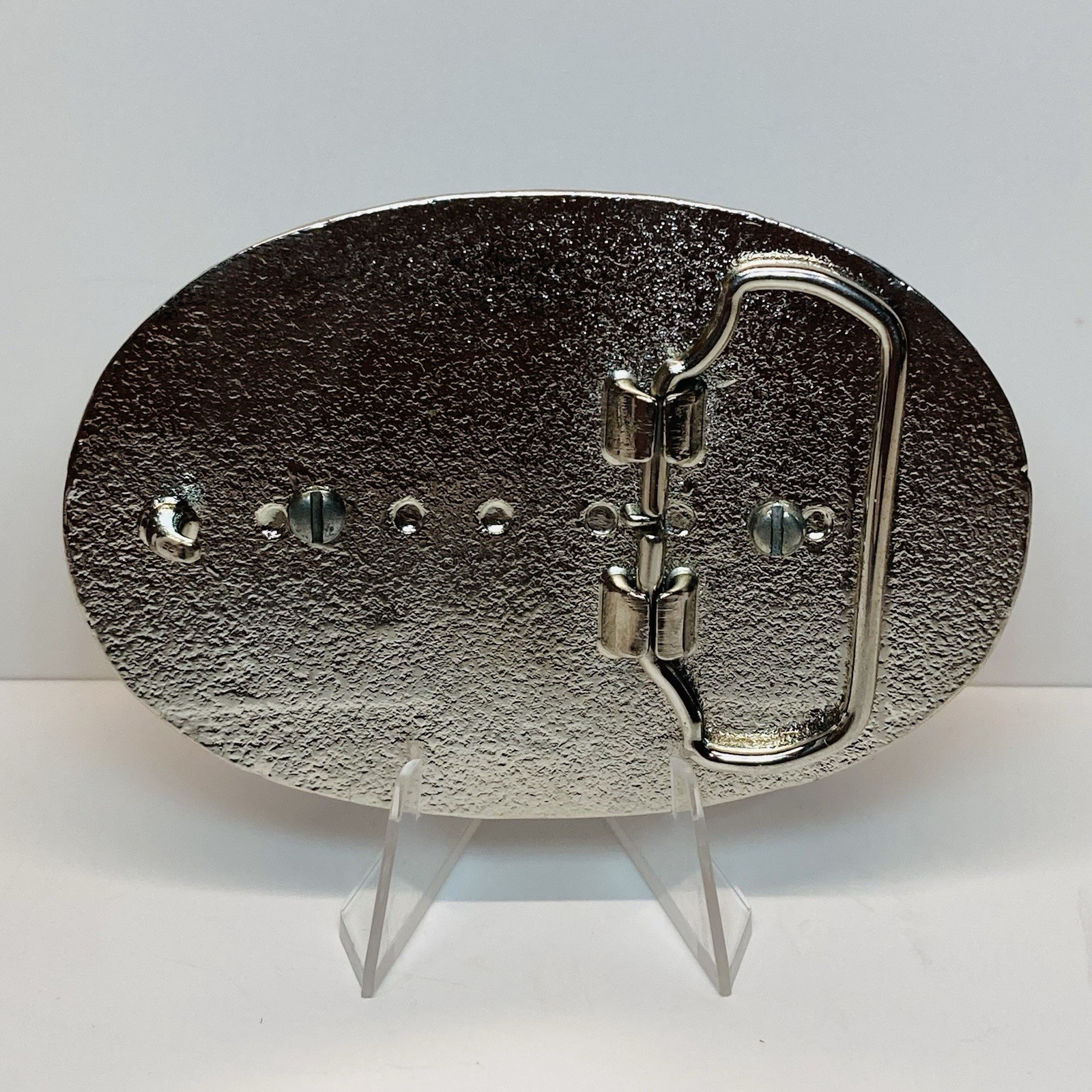 Turquoise Stone Silver Western Country Unisex Engrave Design Belt Buckle
