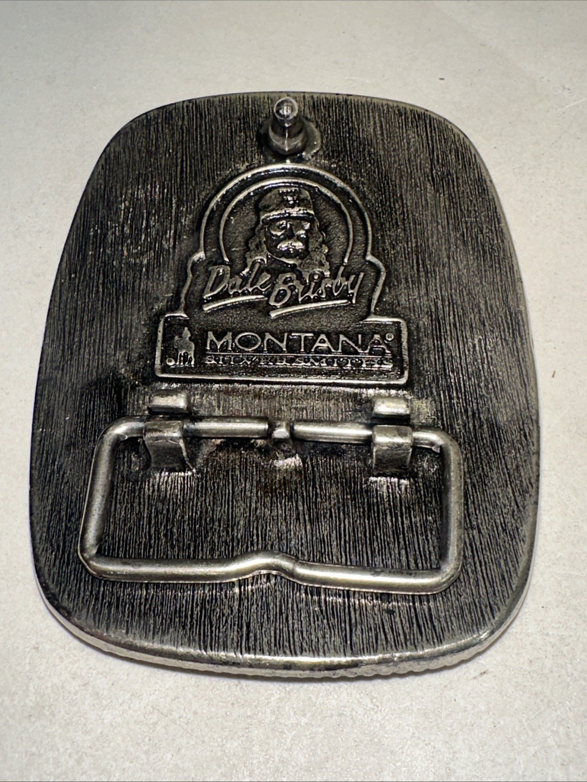 Dale Brisby Invitational Champion Belt Buckle 1987 Winnebago TX MO Silversmiths