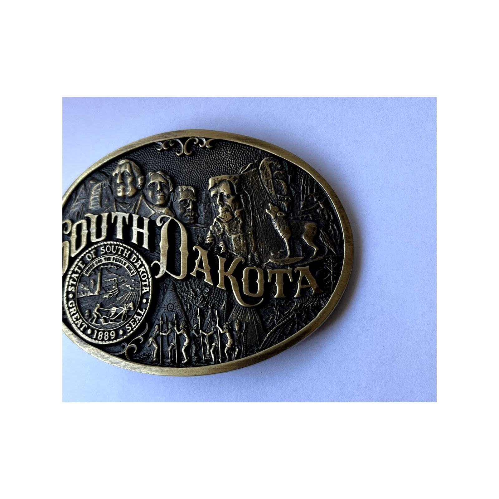 Montana Silversmiths South Dakota State Belt Buckle
