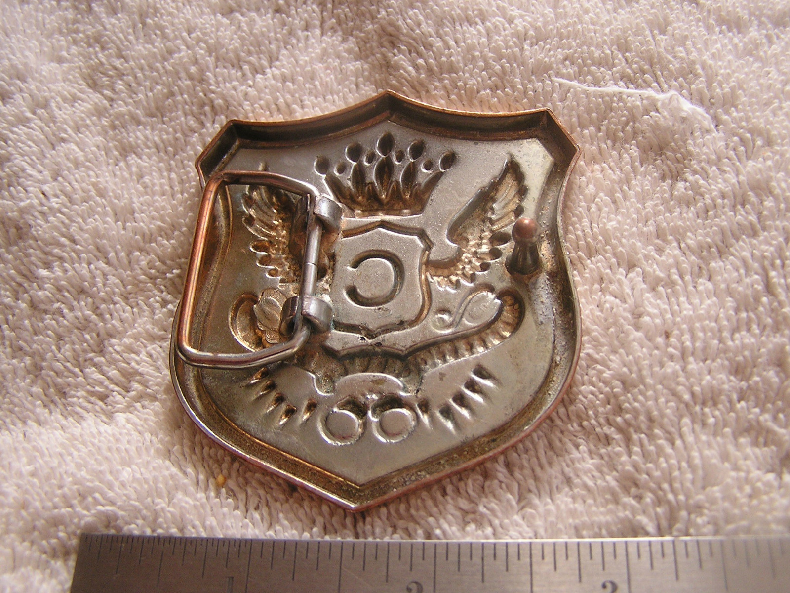 Vintage Belt Buckle Authentic Denim Chams