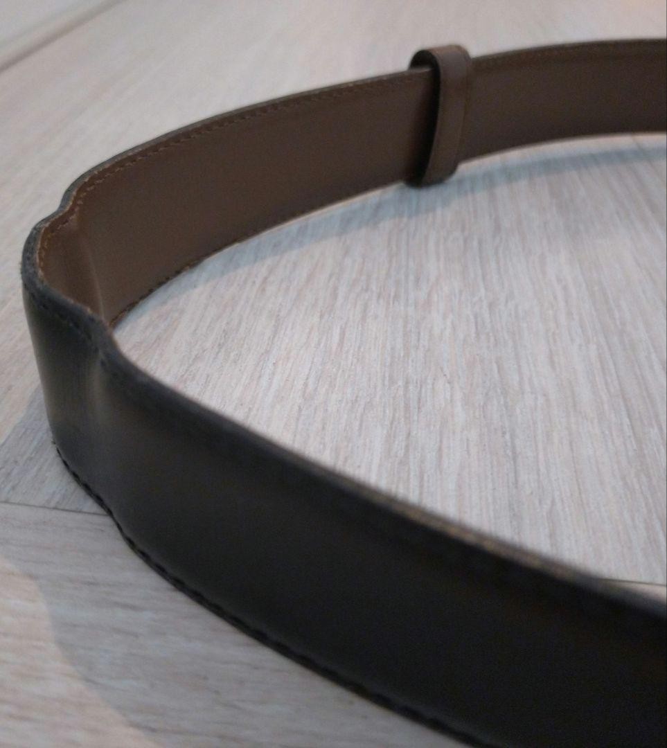 GUCCI buckle belt G Logo Silver hardware Made in Italy Leather Black Brown Men&rsquo;s