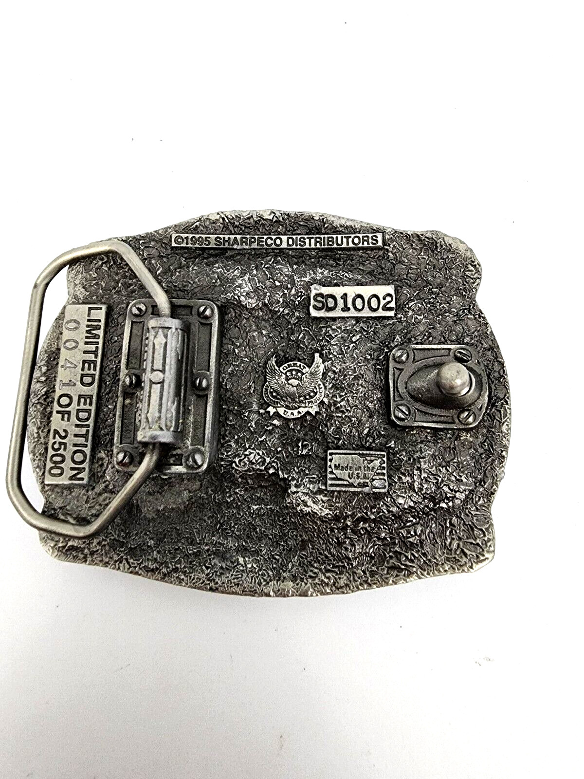 ALLEN LANE “ROCKY” Belt Buckle Western Cowboy Sharpeco