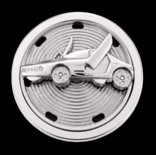COOL SPINNING SPINNER CARS AUTOMOBILE METAL BELT BUCKLE