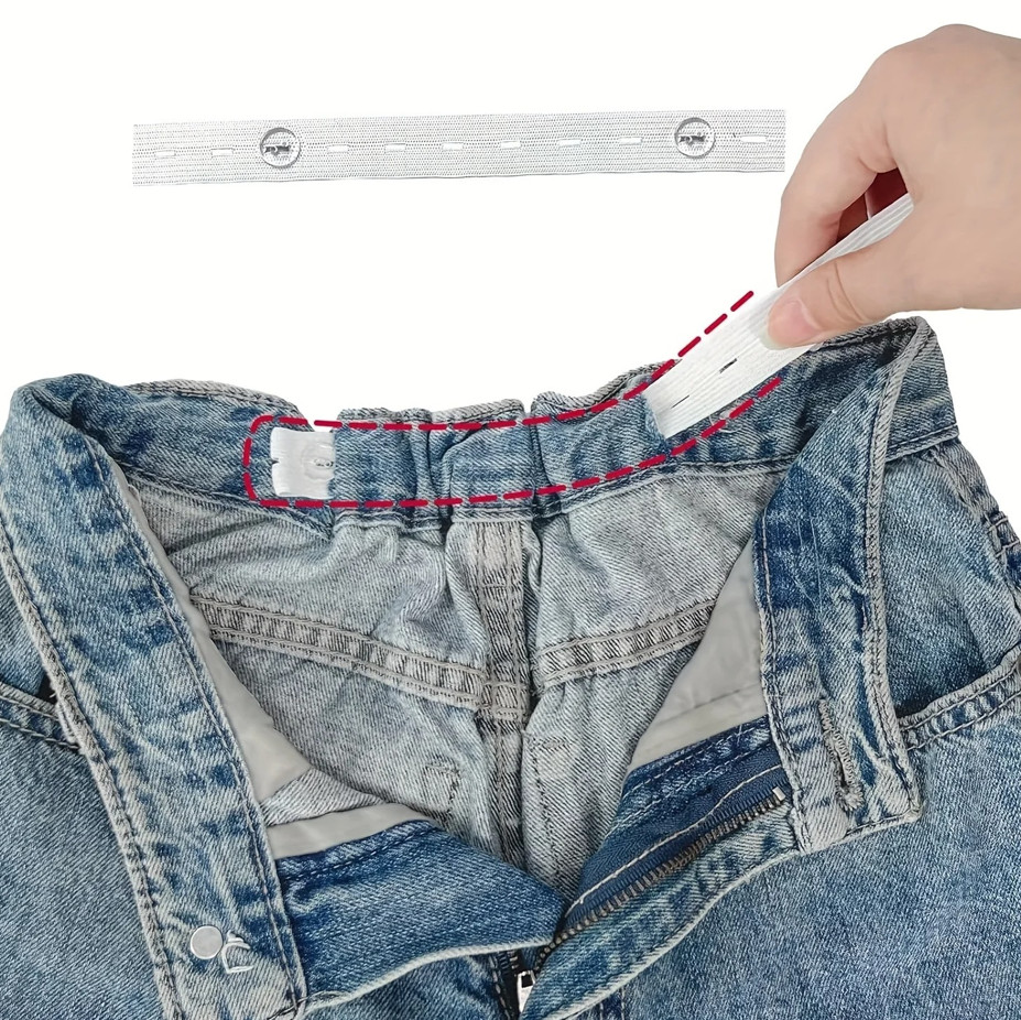 2pcs Invisible Belt Tightener Seamless Pants Waist Adjuster