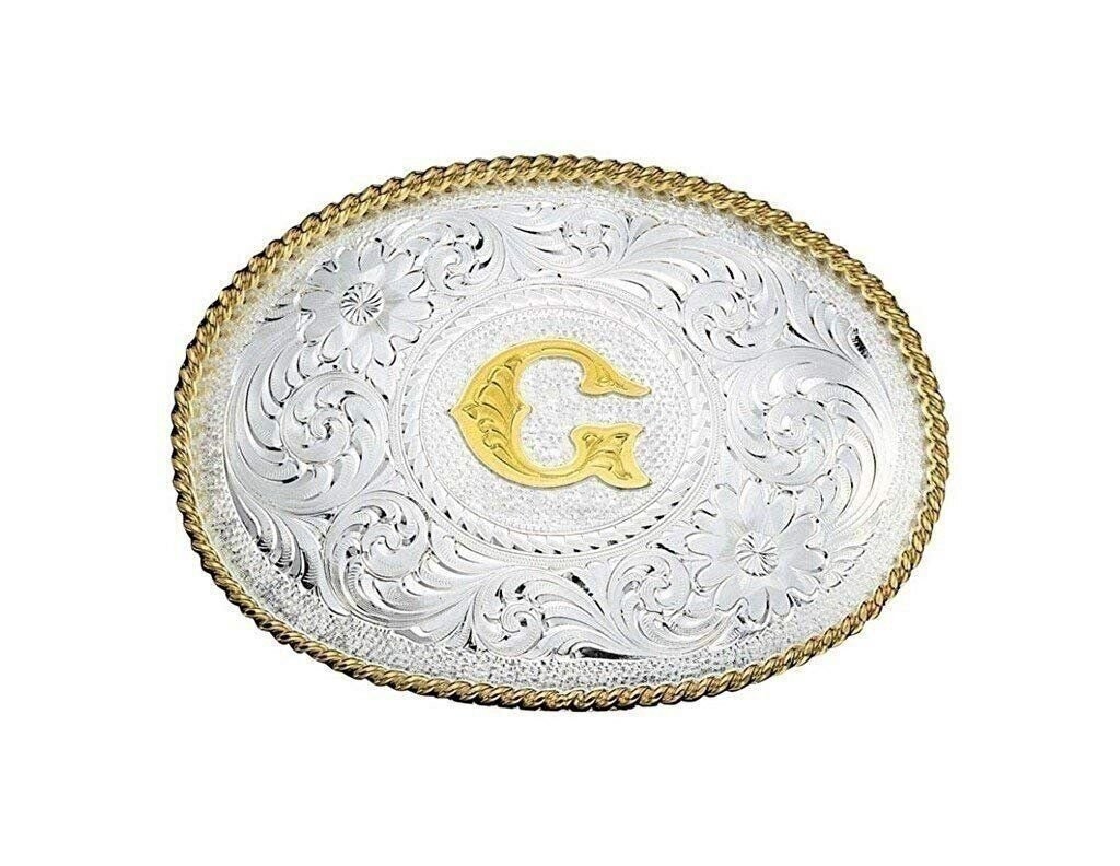 Montana Silversmiths Men&rsquo;s Initial Buckle