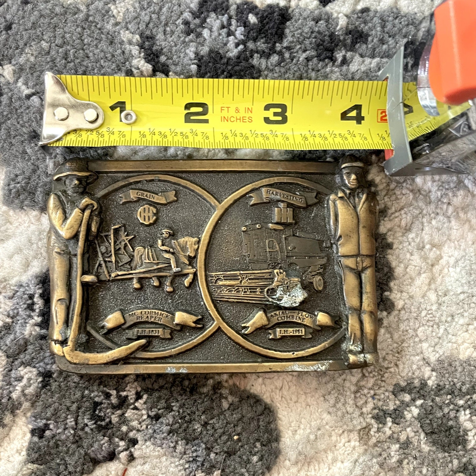 Vintage Spec Cast International Harvester Limited Edition Belt Buckle