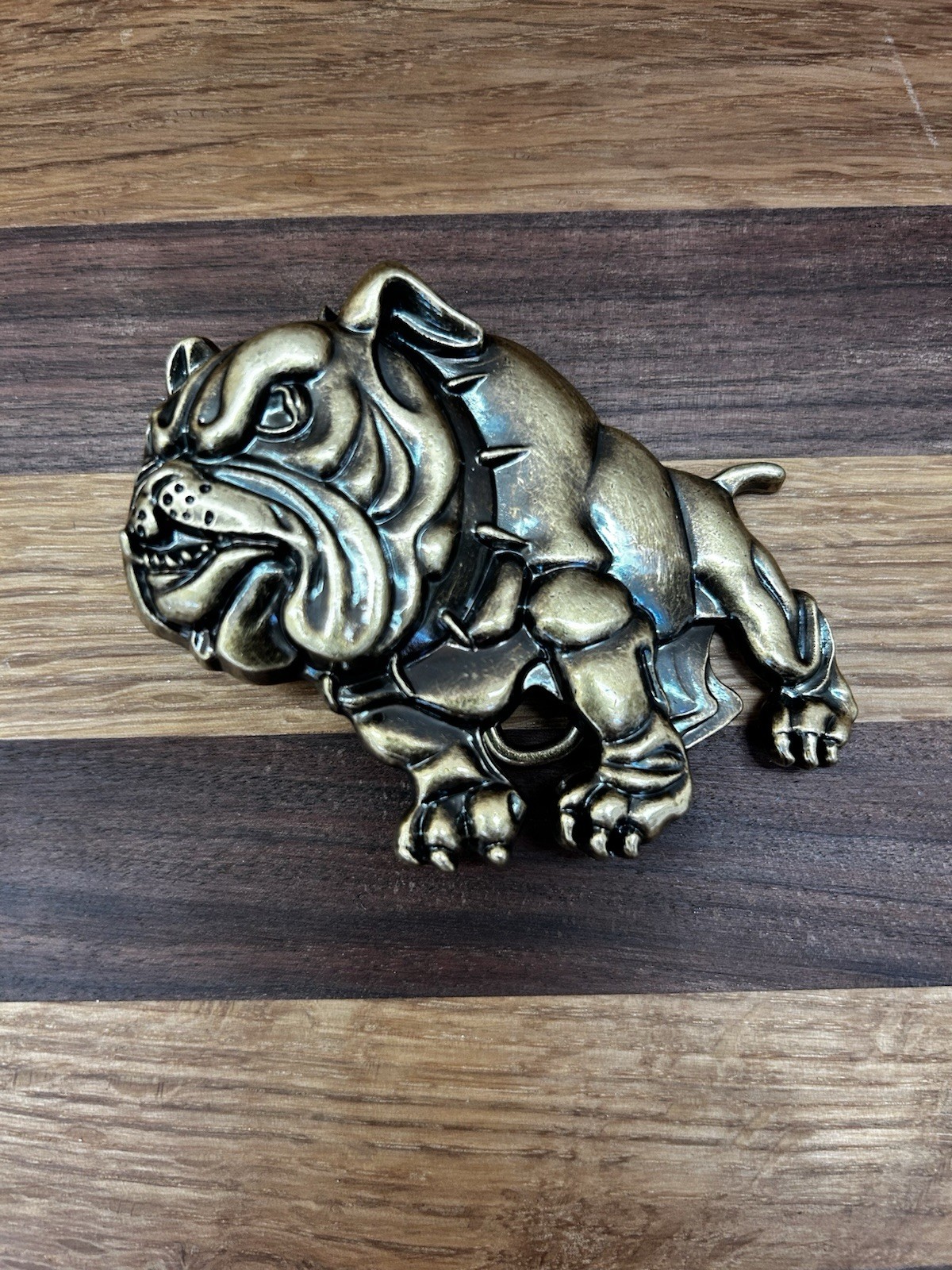 Bulldog Belt Buckle Western Cowgirl Cowboy Native American Motorcyclist