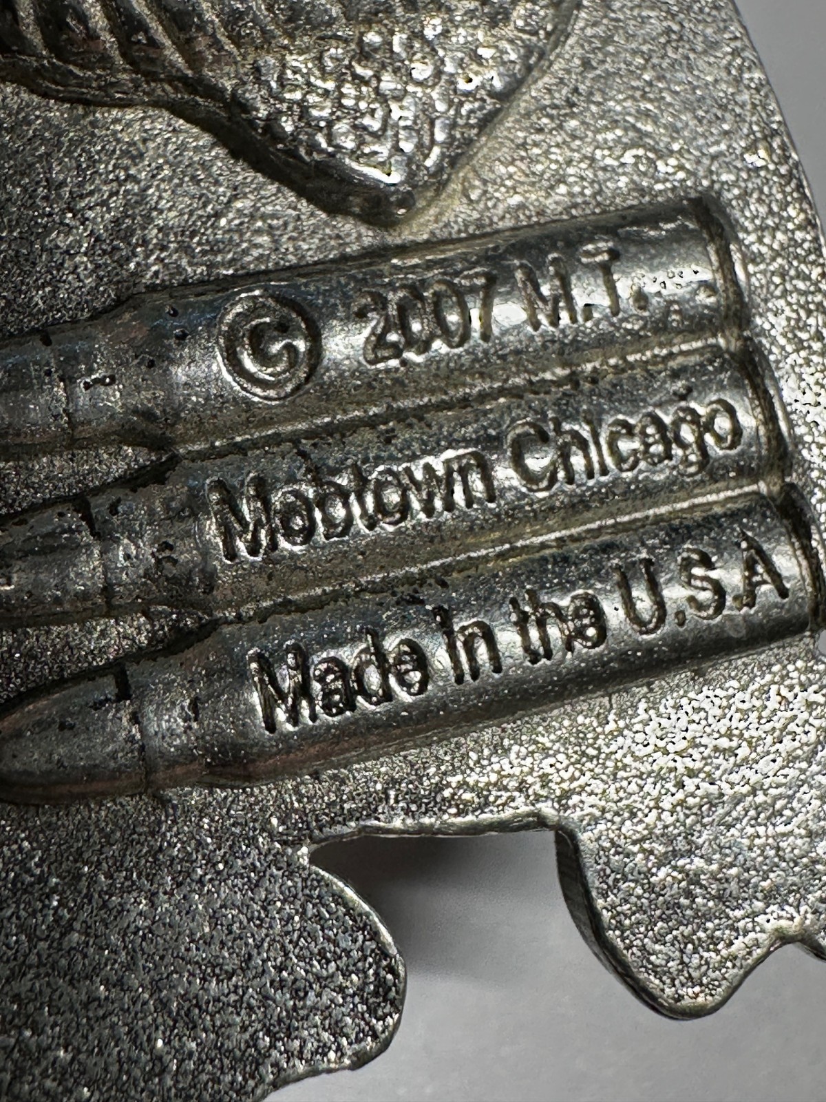 Chicago Mobtown PENGUIN Belt Buckle