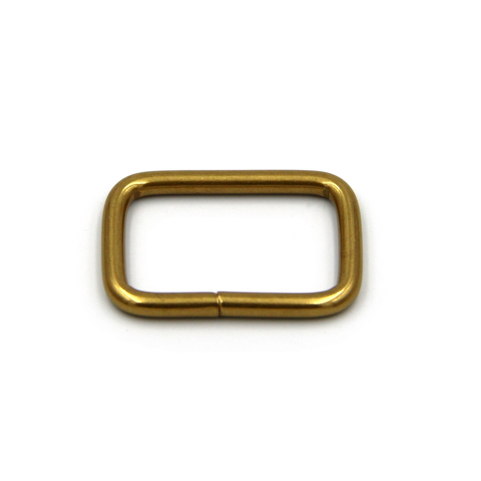 Brass Rectangular Ring Split Loop 43mm Leather Bag Strap Fastener Buckle lot