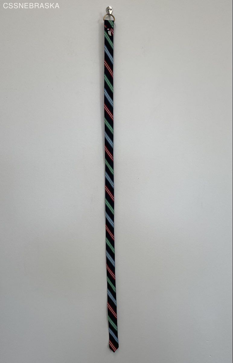 Tommy Hilfiger Mulicolor D Ring Belt Striped Fabric – Size Small