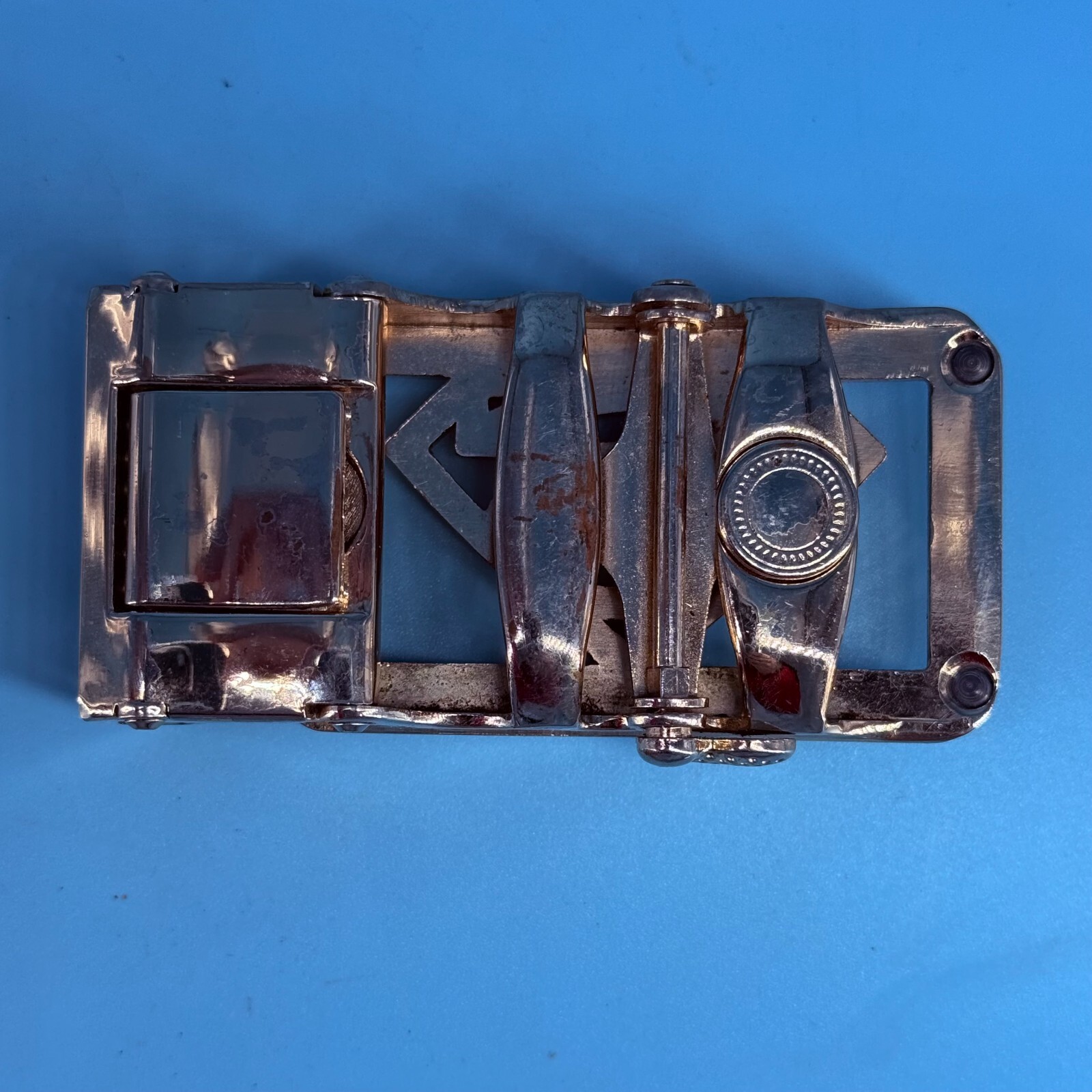 Superman Logo Metal Belt Buckle