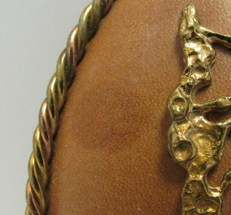 Leather Belt Buckle with Rope Trim Western Rodeo Cowboy Bull