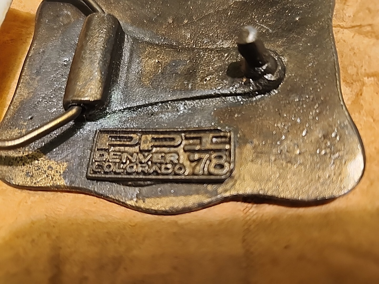 Vintage 1978 Sailboat Belt Buckle, PPI Denver Colorado