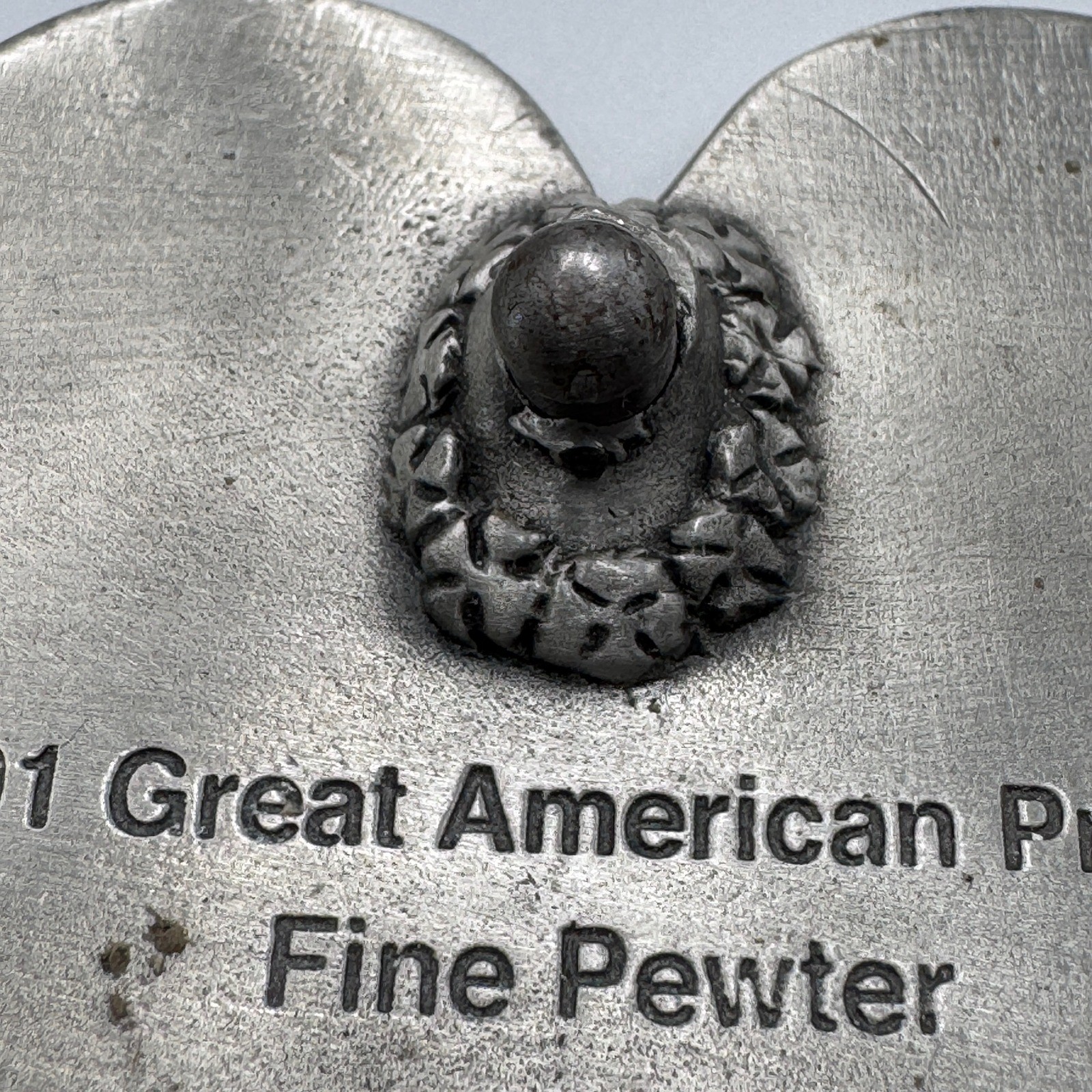 Great American Products 2001 Green Four Leaf Clover Fine Pewter Belt Buckle 4602