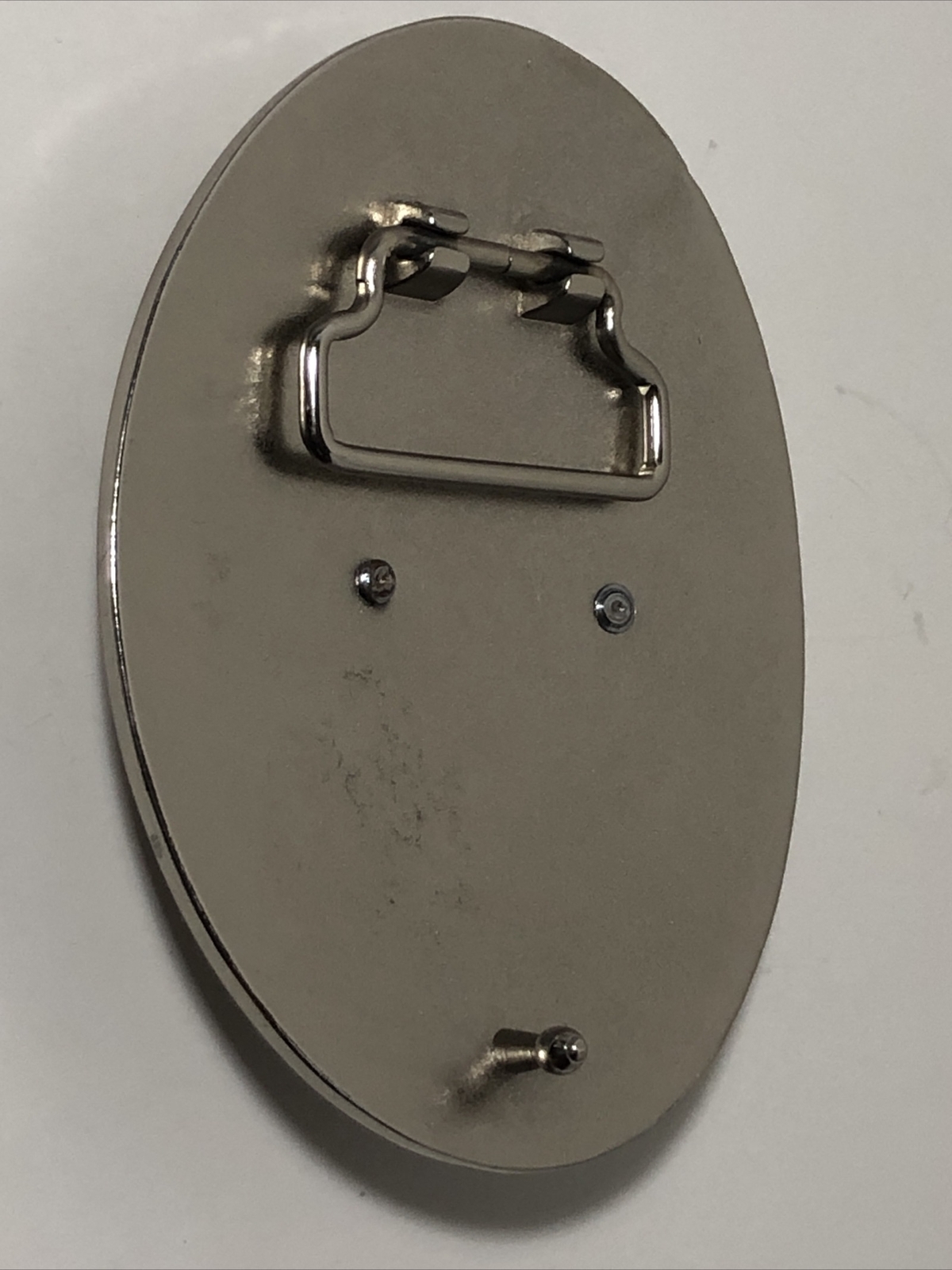 XL Steel Tone w/Skull Ornament Belt Buckle – 1.5&Prime; Loop – BX1
