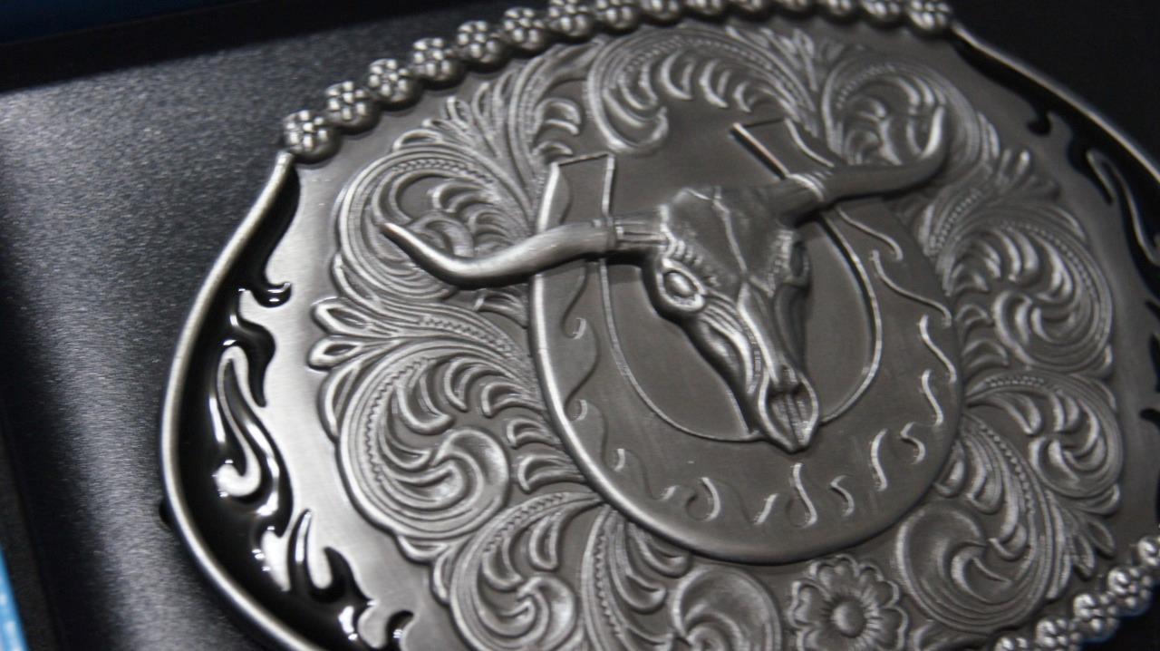 M&F WESTERN Nocona Western Belt Buckle Longhorn Steer Belt Buckle 37994