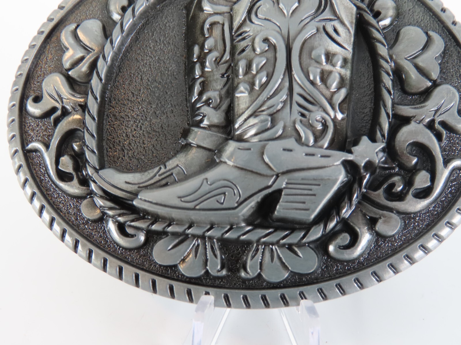 Cowboy Boots Metal Belt Buckle New