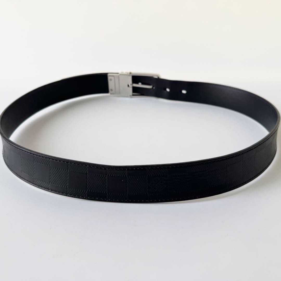 Louis Vuitton Pre-Owned Sainteur Damier Infini Leather Black