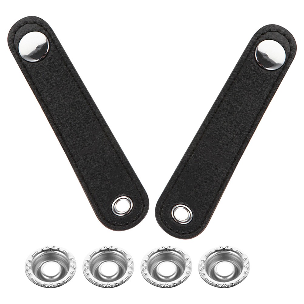 2Pcs Durable Universal Bellows Buckle Belts for Accordion Black Instrument Strap