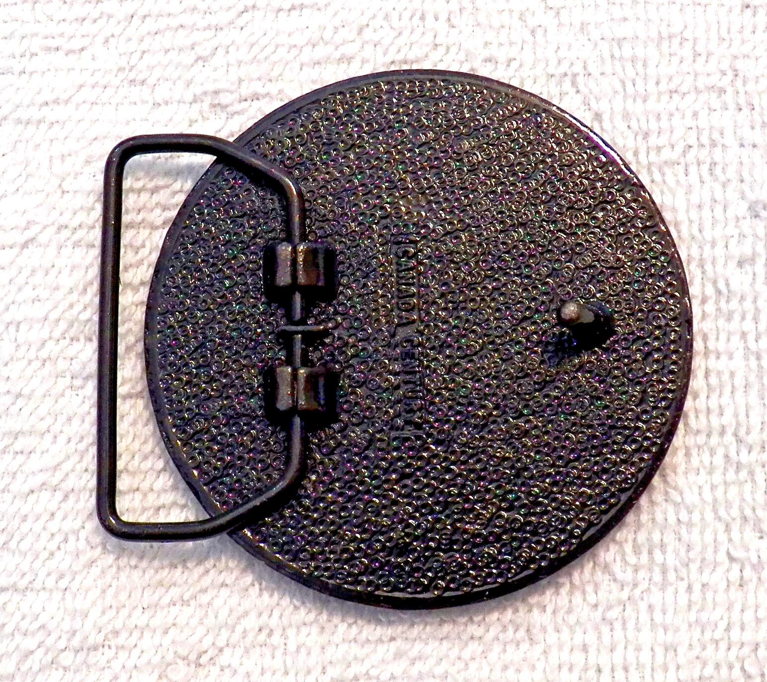 CLASSIC BELT BUCKLE BANFF SULPHUR MOUNTAIN HIKING HORSE BACK RIDING CANADA BB15