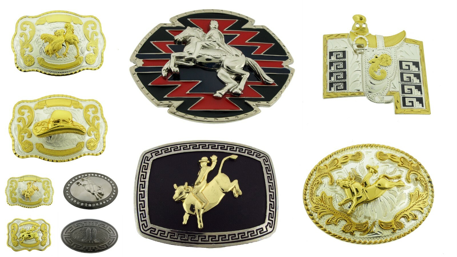 Bull Belt Buckle OX New Men Women Western Cowboy Cowgirl Rodeo Gold Silver Metal