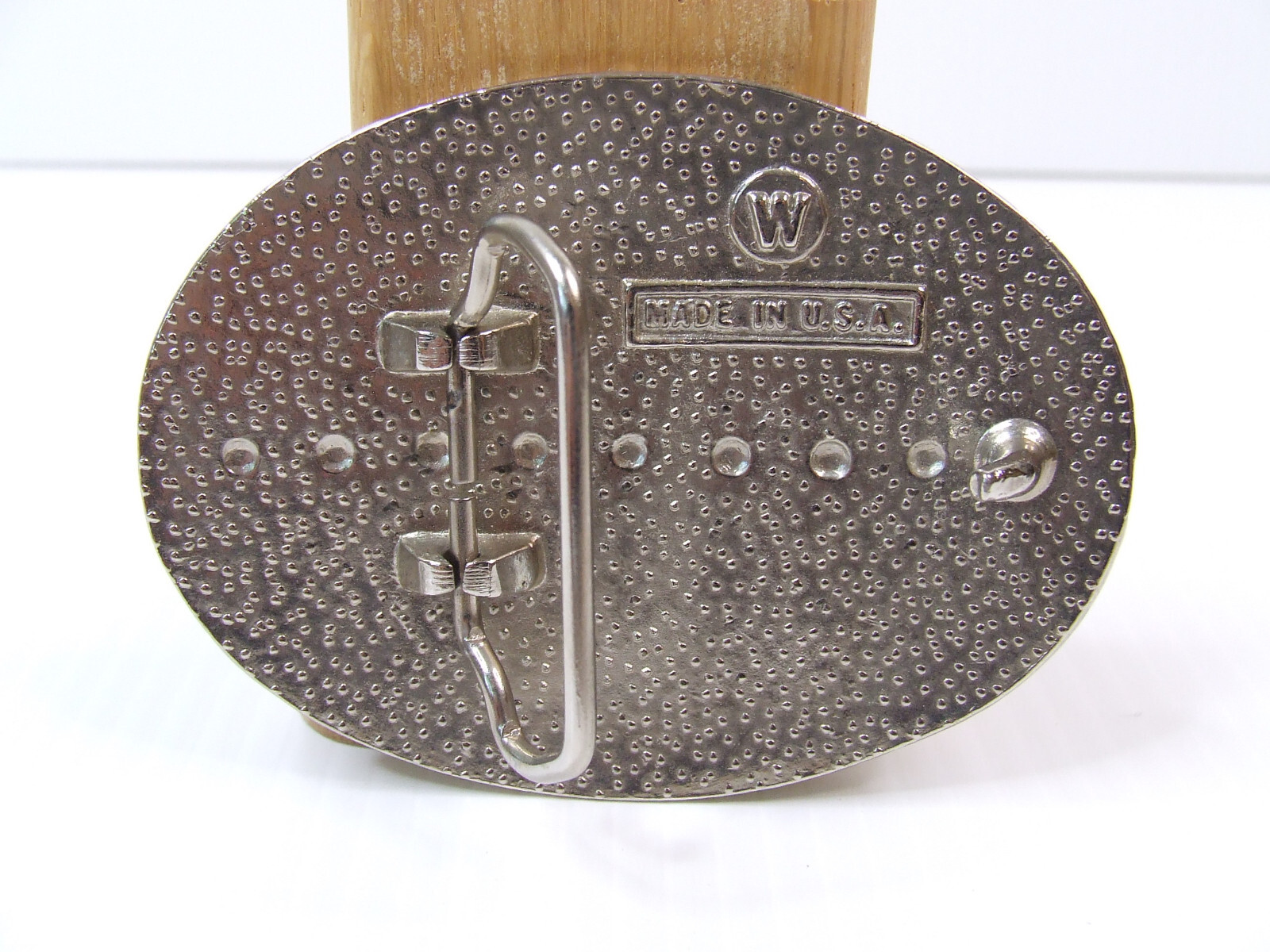 Bridled Horse Head Equestrian Oval Belt Buckle Made in USA