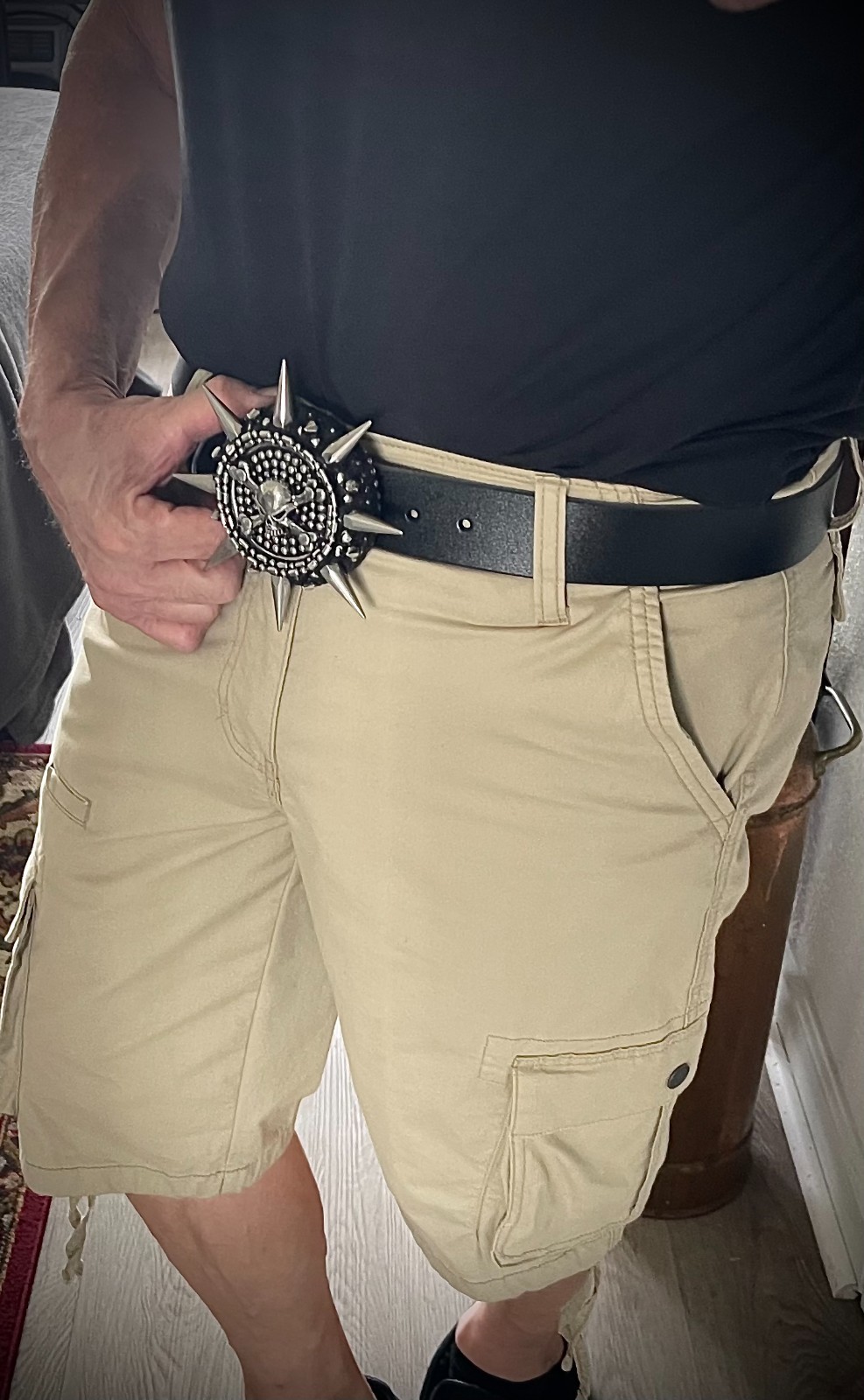 Skull Spiked Belt Buckle Archive 2007-09 Reworked 2026 OOAK Darren McNeese