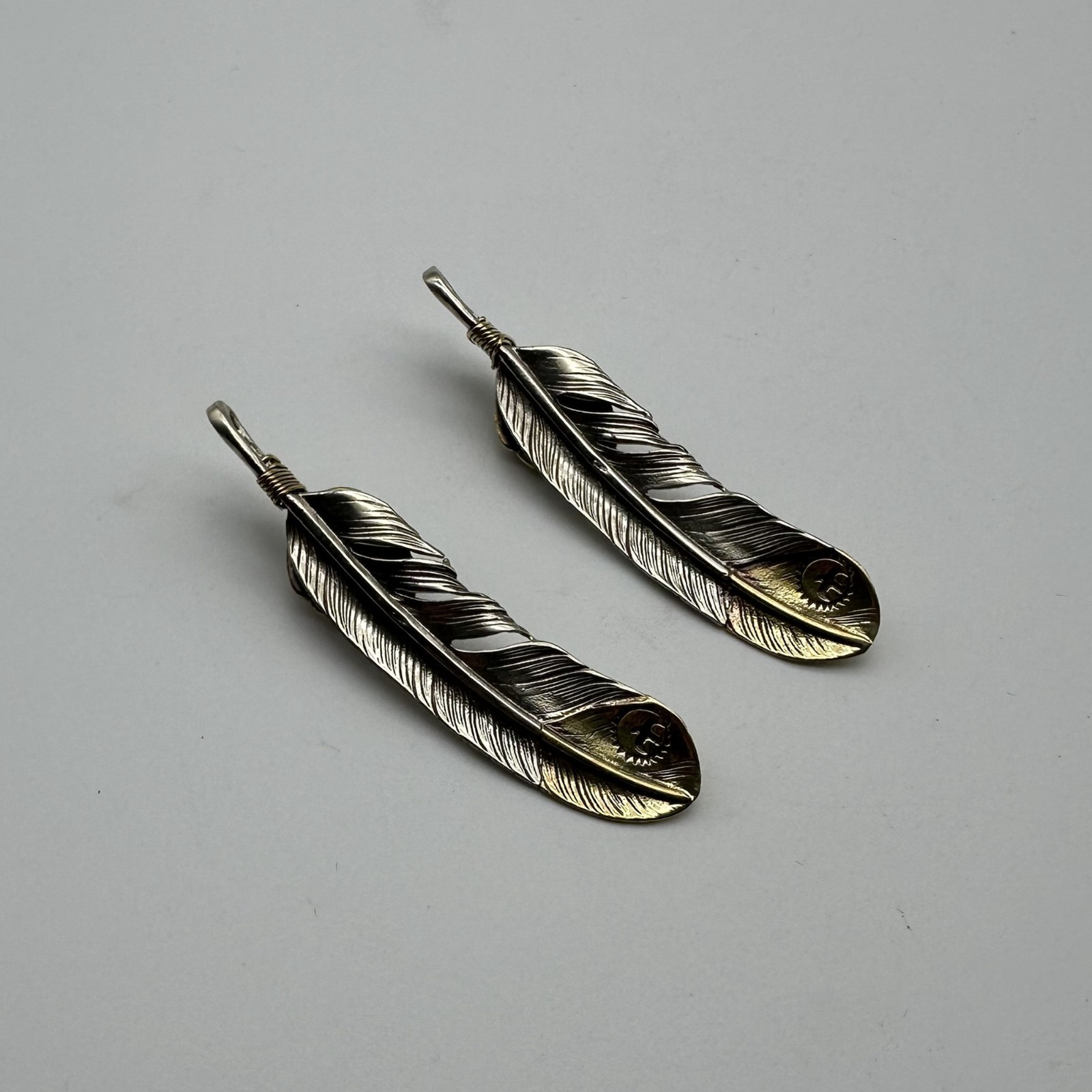 Brass Feather Charm,Necklace DIY Pendants,Keychain Charm,Jewelry Charm lot