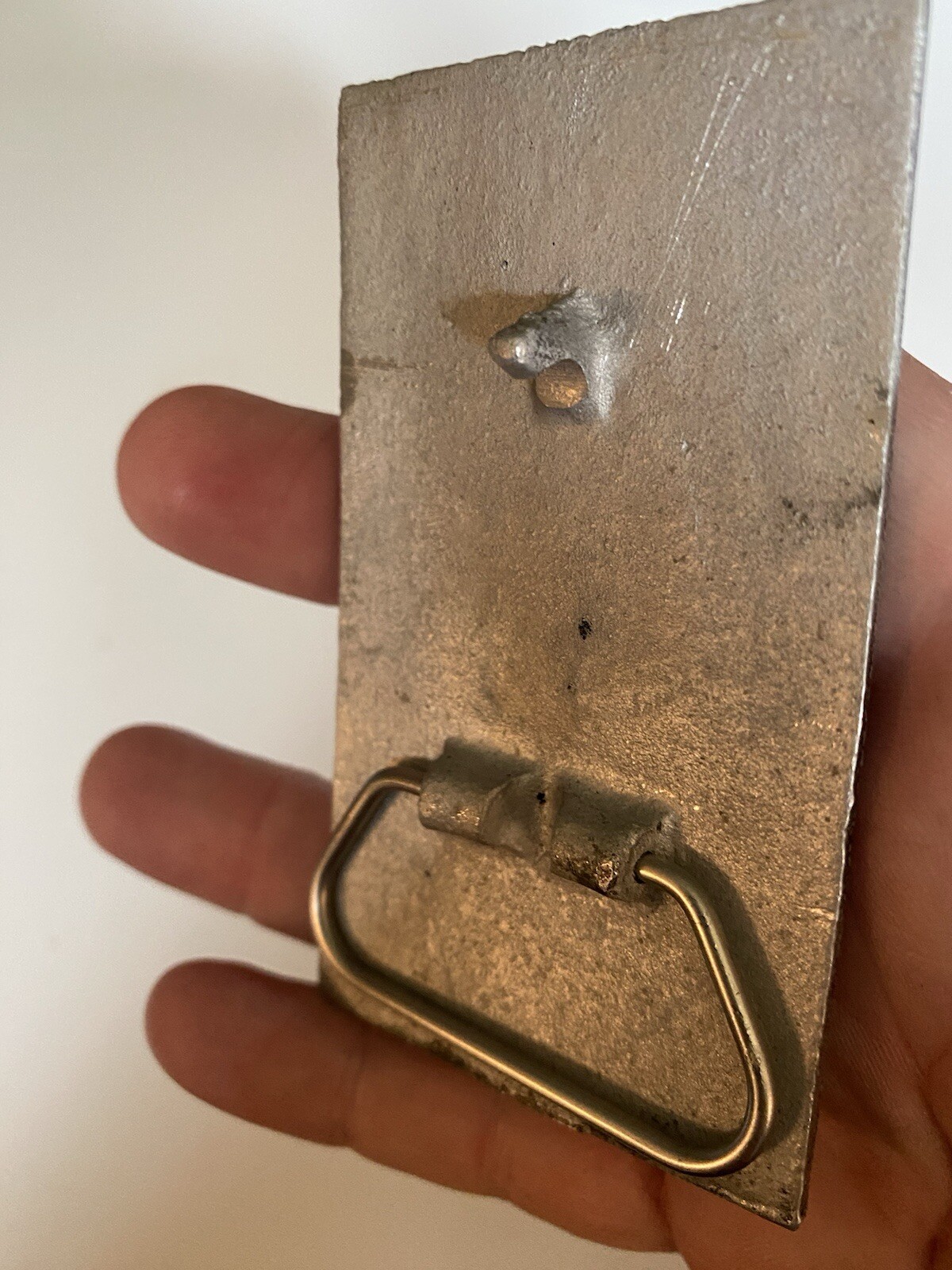 Vintage Aluminum Winchester Repeating Arms Belt Buckle