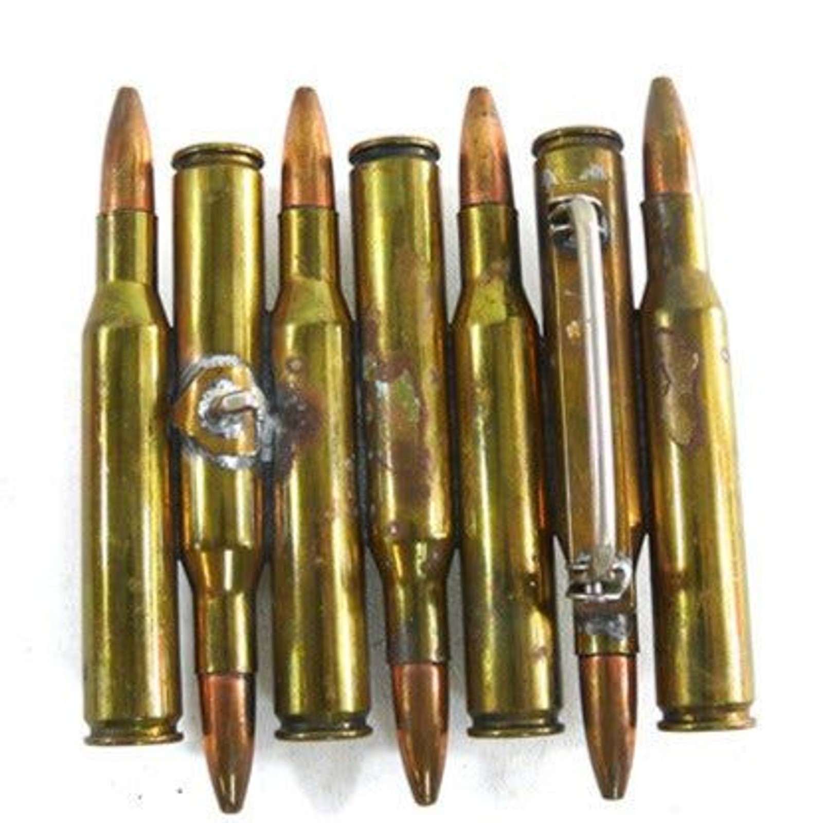 Novelty empty cartridges bullet shell casing belt buckle turquoise stone .270