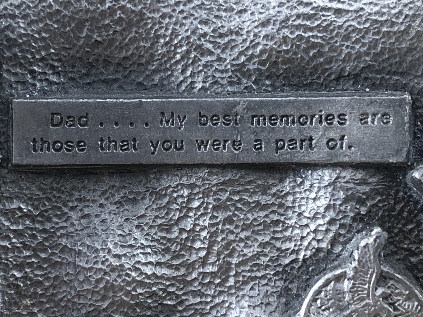Siskiyou 1987 Dad Tribute Belt Buckle, COMBINED SHIP $1 PER MULTIPLE
