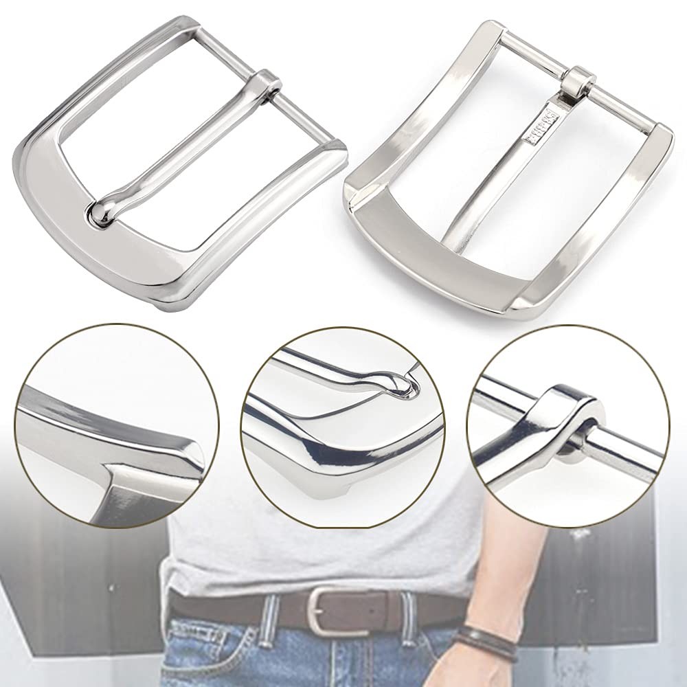 3pcs Belt Buckles Men&rsquo;s Metal Classic Belt Buckle 3.8cm 3840m…