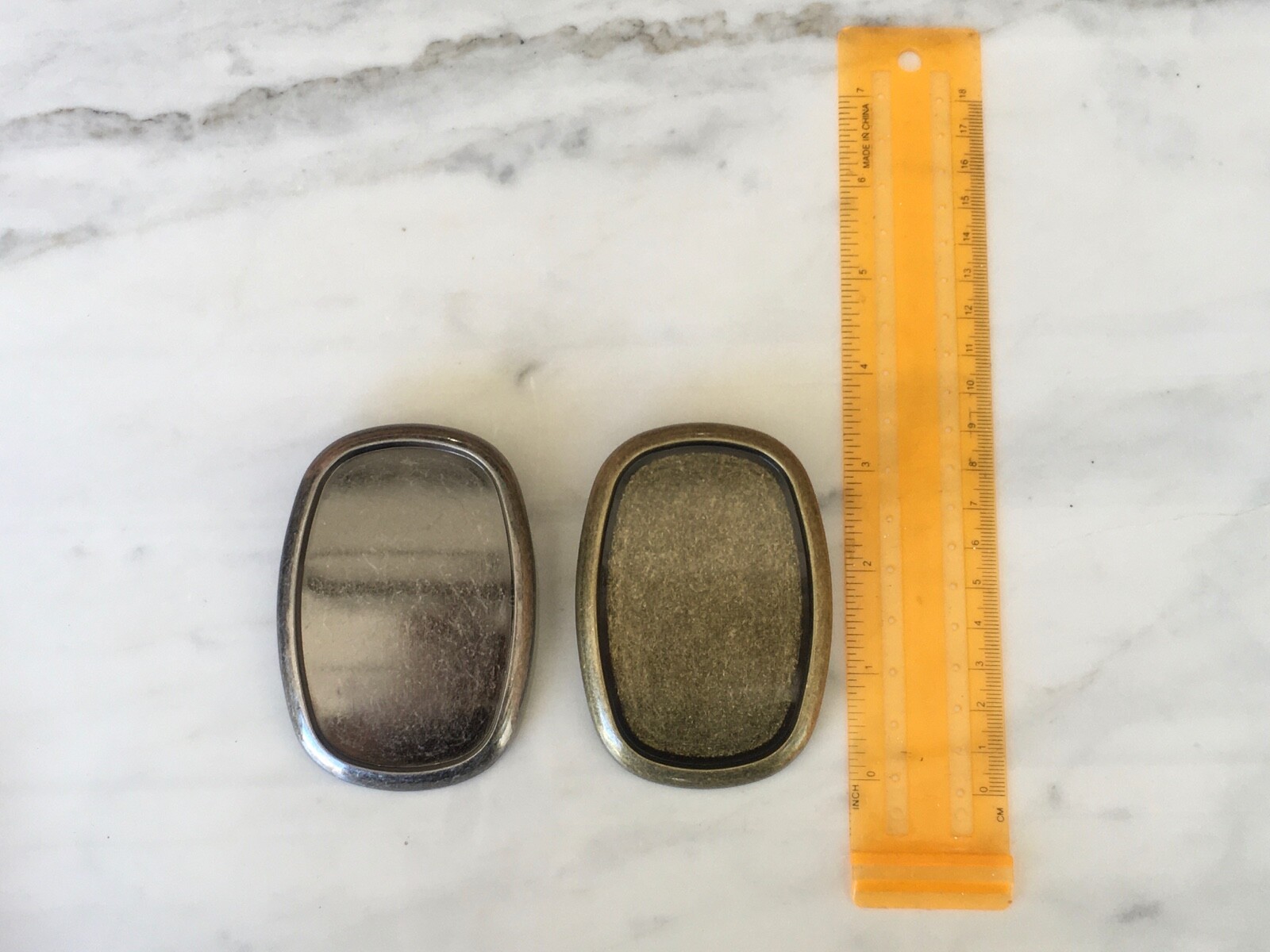 Antique Nickel or Brass Color Western Style Casual Belt Buckle For 1.5&Prime;W Belts