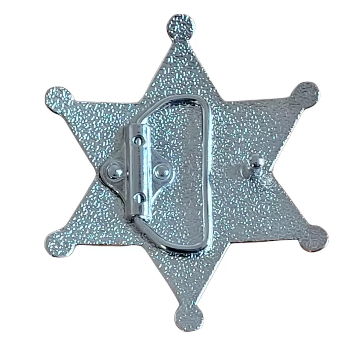 Polish Silver Sheriff Badge Belt Buckle – Western Sheriff Belt Buckle