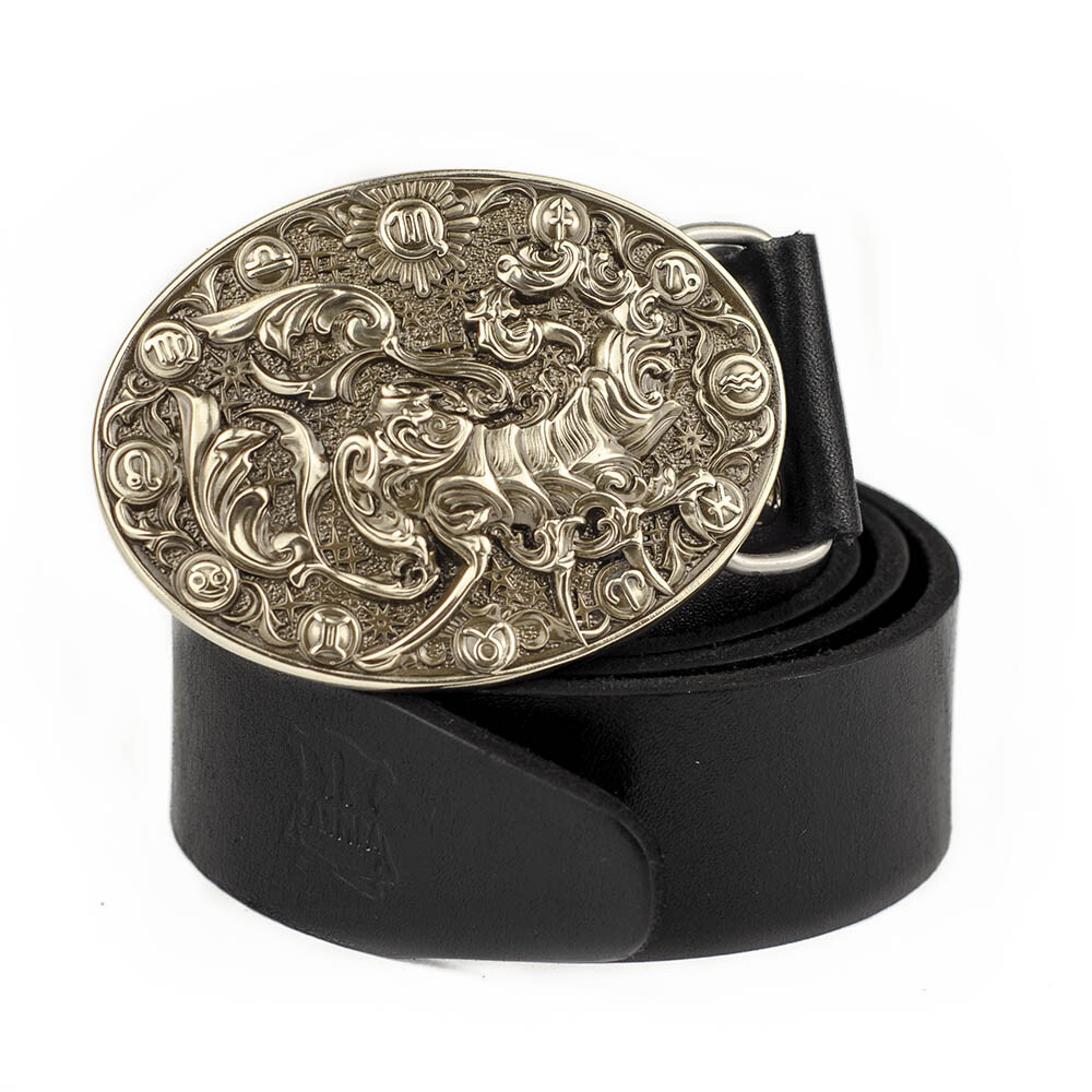 Scorpio german silver belt buckle, Horoscope Astrological Zodiac Sign buckle