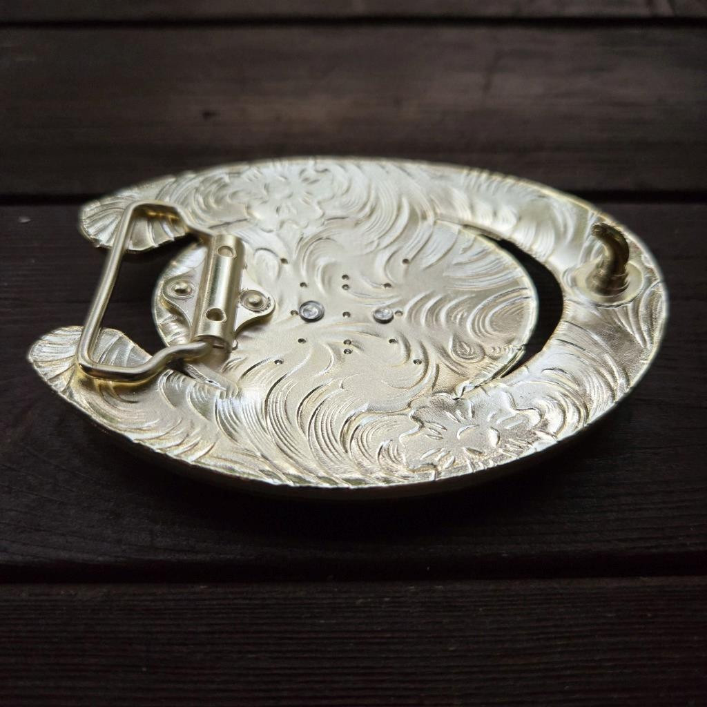 ROOSTER FARM BIRD RODEO ANIMAL HORSE SHOE COWBOY WESTERN SHINE BELT BUCKLE