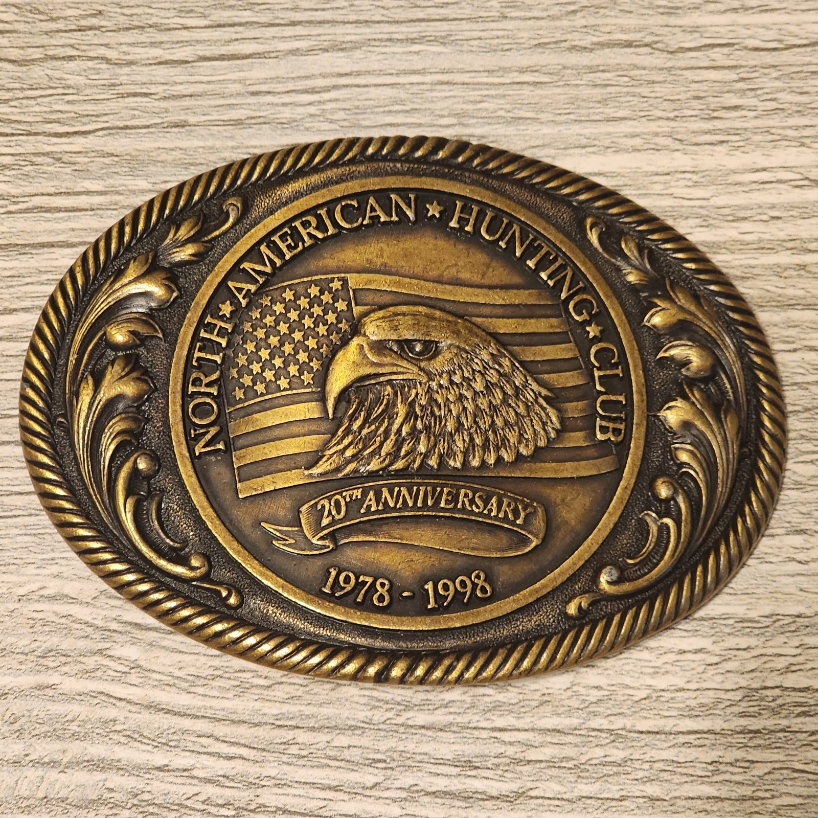 Choice – Vintage Belt Buckle; NRA; Operation Desert Storm; Vietnam; Hunting